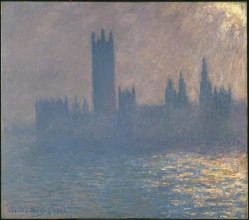 Houses of Parliament, Sunlight Effect (Le Parlement, effet de soleil), Claude Monet, 1903, Brooklyn 