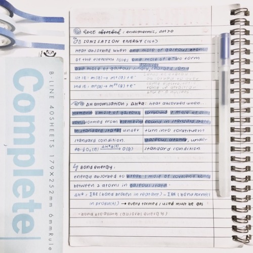 b0nie-studies:feelin’ so energetic ~ listening to: pet - 10cm color coded notes are so lit  