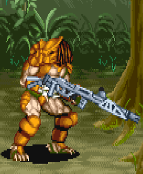 rochasaurus-rex:  I love Capcom’s take on Alien vs Predator You got Anime-ass special
