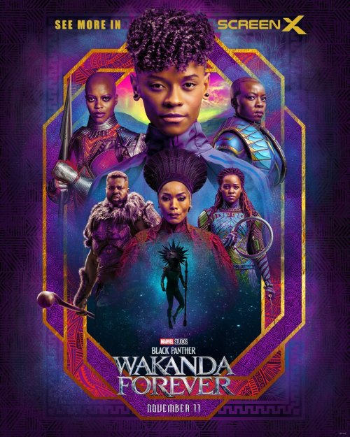 New Official Posters Of “Black Panther: Wakanda Forever” (2022)