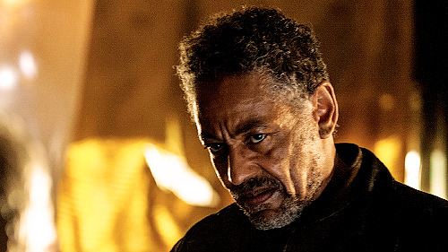 dystopianheroes:New stills of Giancarlo Esposito as Jorge in The Scorch Trials