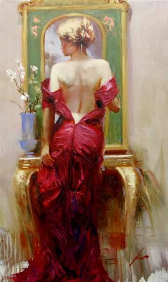 artbeautypaintings:  Elegant seduction - Pino 