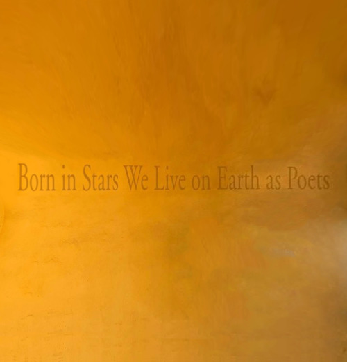 Born in Stars We Live on Earth as Poets