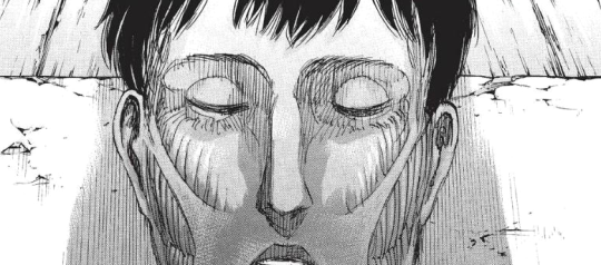 didanwhisperer:   There’s already debate on who will get the serum. Will it be Armin? Will it be Erwin? Either way no one seems to care that Bertolt is right there too, in the same page as Armin and Erwin, as a potential person to get the falling axe.