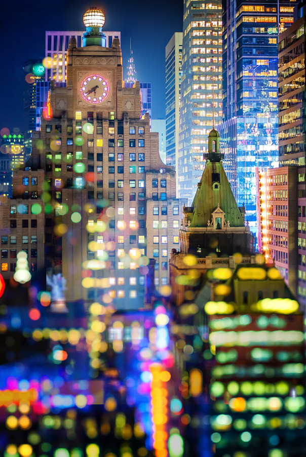 drxgonfly:  New York City Bokeh Double Exposure (by ELLE BRUCE)
