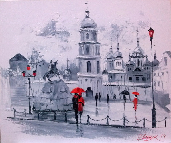 bestof-society6:    ART PRINTS BY OLHA DARCHUK    Paris   the romance of Venice 