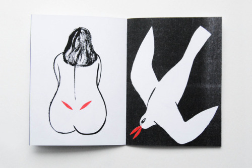 New zine. Red eyes / lips / cuts / stripes / flames / leaves / volcano craters / etc. In my shop her