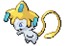 legend-of-totodile:yeah spliced mew with a Jirachi Hat :Domg that’s adorable!! :D