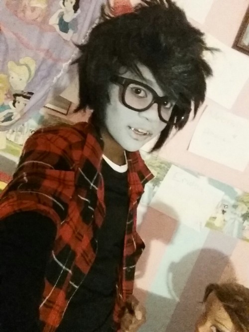 kurotobu:  So I costested this version of Karkat! I really loved how Ikimaru did this, so I decided to costest it!  ahh why didn’t I see this sooneryou look so cute! omg thank you <3