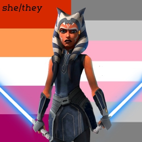 ahsoka tano // lesbian demiglrl - she/they