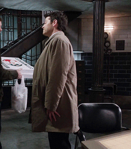 habitatfordeanwinchester:kanoitrace:  snarkydean:  You’re back?  100%?(cas being