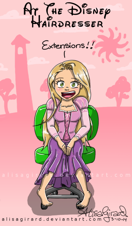 alisagirard:  What the Disney girls looked like before their hair was fabulous!