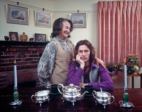 traderrock:Eric Clapton with his grandmother, Rose.