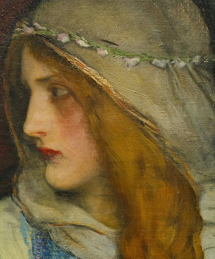 mun-sal-vache:King Lear: Cordelia’s Farewell (detail) – Edwin Austen Abbey.