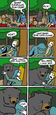 micthemicrophone:  samlicker87:  This is still my favorite comic ever  I really hope bear told mama he loved her. 