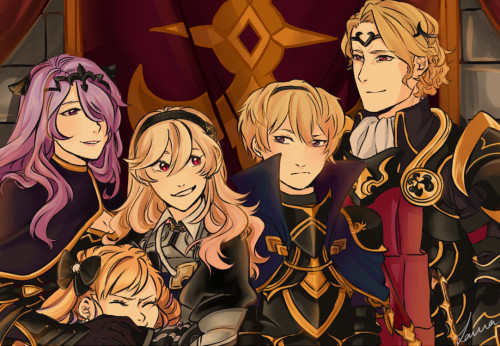 xaylu-art:FamilyHappy American release Fire Emblem Fates! Please come to Europe soon before I lose m