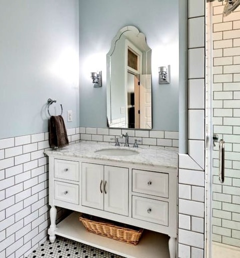 Eclectic Bathroom