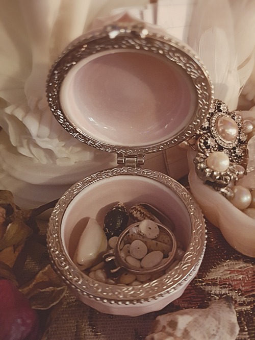 moonstone-mama: Some detail shots of my renewed Aphrodite altar ✨⭐ It’s amazing what you can f