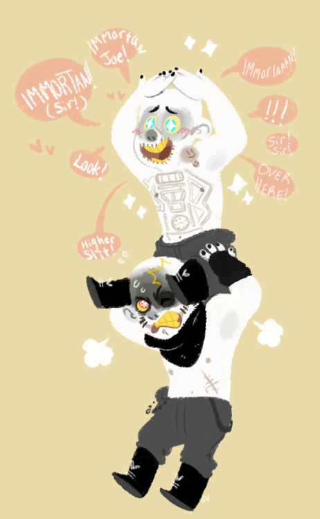 arealtrashact: IMMORTAN LOOK!! OVER HERE SIR OVER HERE!!!!