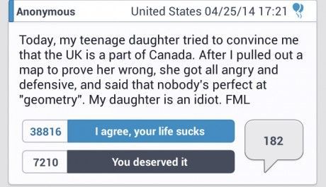….. sterilize yourself immediately.  Your genes have gone bad.  lol