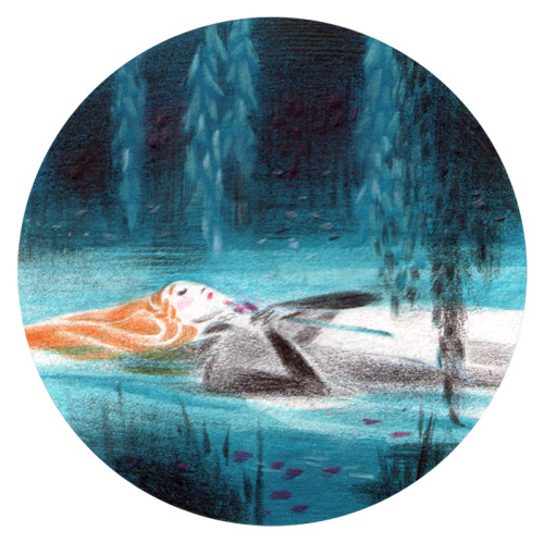 junyiwu:Ophelia, The Crane Wife, and the Fates for the Coaster Show at La Luz de Jesus — opening Sep