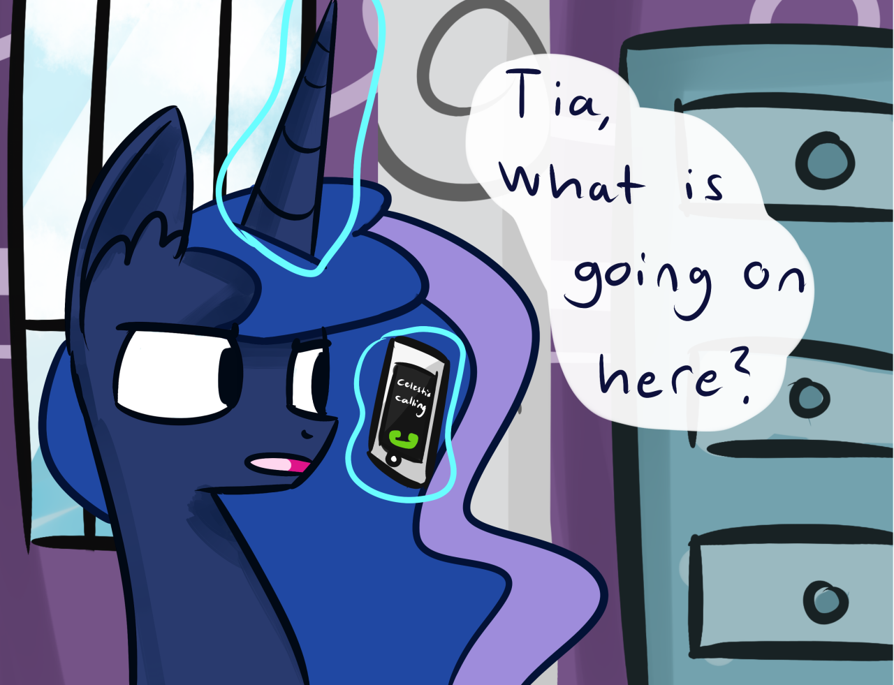 ask-the-princess-of-night:  Go follow these great blogs! Luna-Afterdark Ask-DrunkCelestia