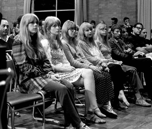 womenofthesixties:  Jenny Boyd, Jane Asher, Cynthia Lennon, Marianne Faithfull, and