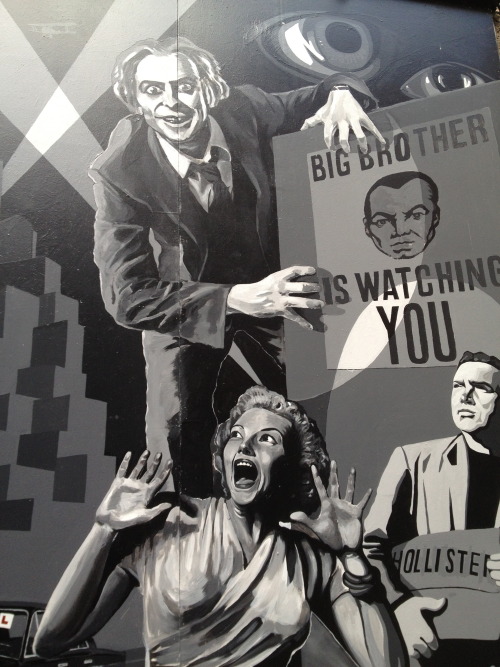 Here's Some Wee Pictures I Took Of Some Billboards In Belfast, One Is A Surreal, Dystopian, Sci Fi Style