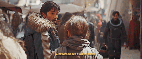 mechaniicreyes:Rebelcaptain Appreciation Week: Day Two: ParallelsHope:a feeling of expectation and d