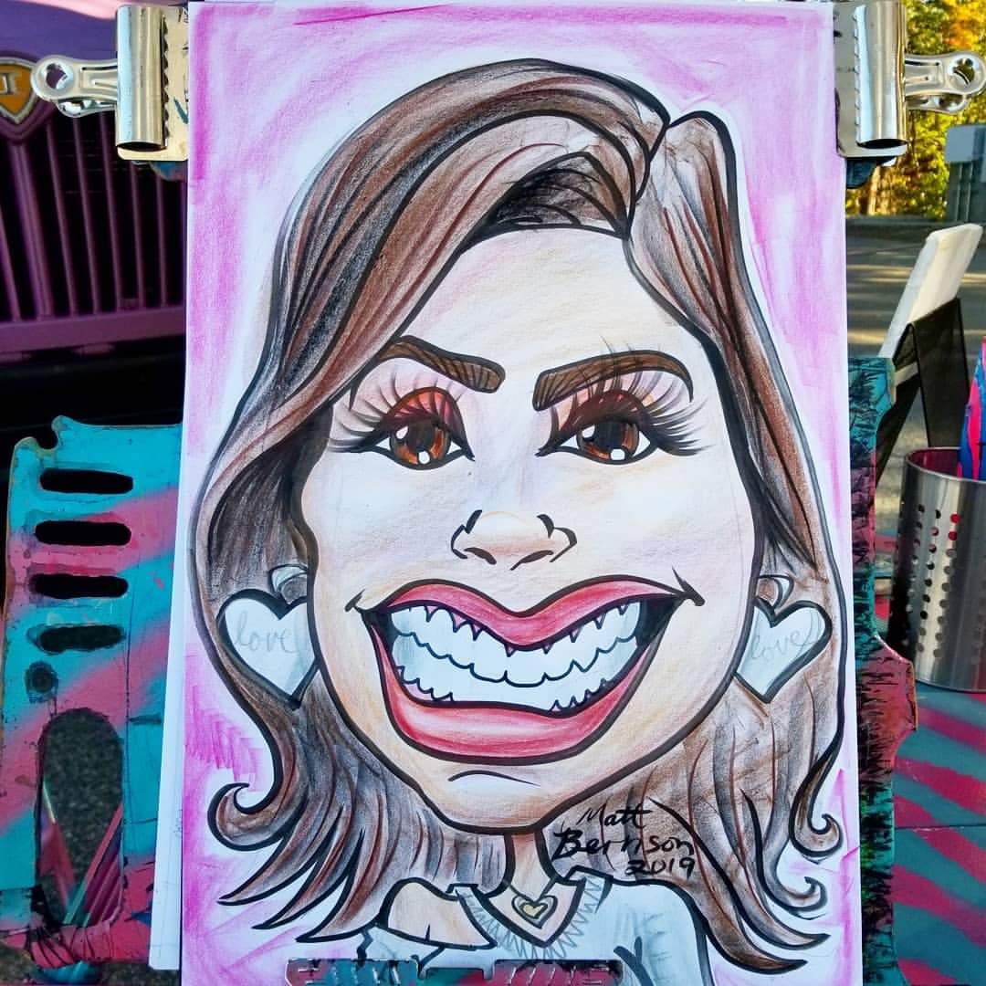 Drawing caricatures at the Tiny House Festival in Beverly, MA  this weekend!   If