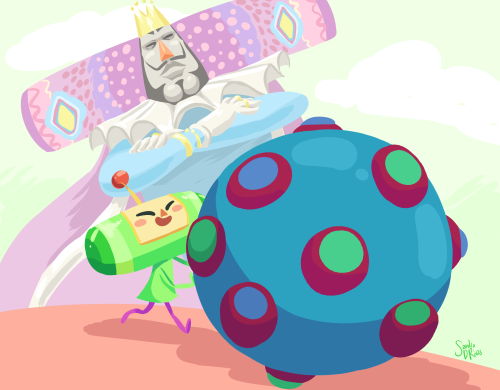 katamari damacy doodle from the agdq streamnever played the game but i want to