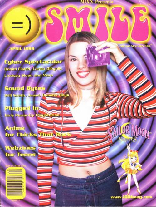 posthumanwanderings:SMILE Magazine: For The Next-Gen Girl (April 1999)