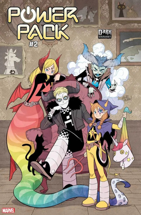 Power Pack #2 - Dark Marvel variant by Gurihiru