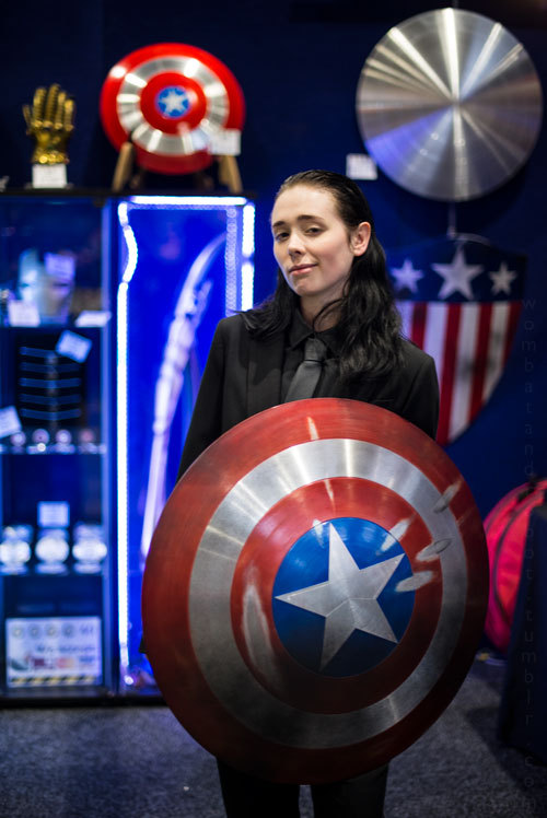 Amazing props and fantastic Loki cosplayer at Type40 booth, Sydney Supanova.  Type40 Instagram Type4