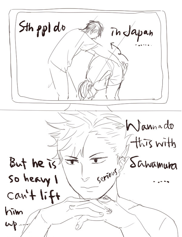 amyttt910:  suddenly pop up many ideas for kurodai:))) more kurodai plz orz i will