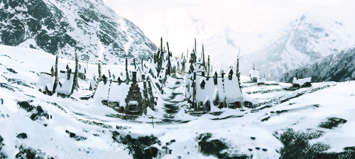 knockturnallley:Harry Potter and the Order of the Phoenix concept art by Andrew Williamson