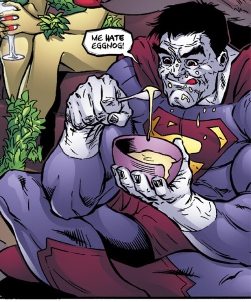   Bizarro hates eggnog.  