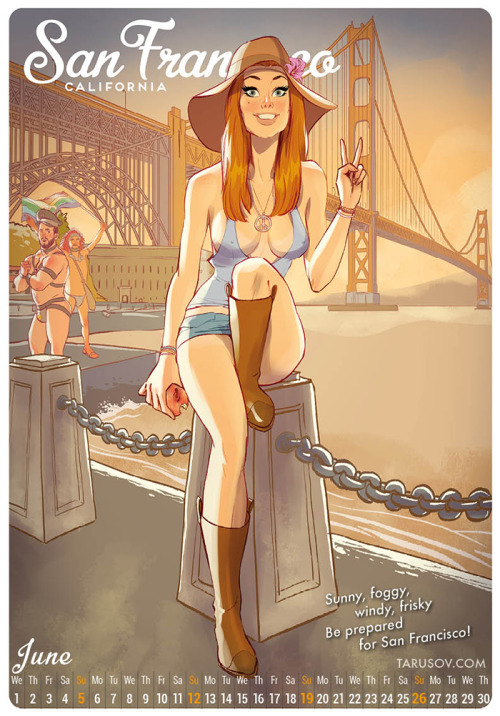 pinuparena:  New Pin-up calendar by Andrew TarusovLive Kickstarter here