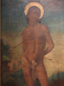 flechasquenomatan:  Louis Bréa “San Sebastián”, siglo XVI