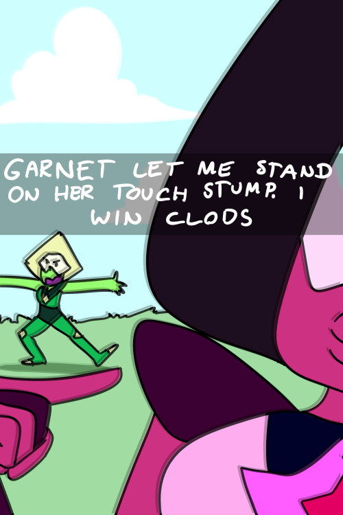 Porn Pics pearl-likes-pi:  lunariii:  peridot has a