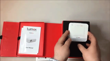 sizvideos:  Lumex SmartPod is an android pocket projector and entertainment machine.