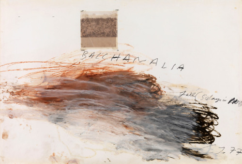 thinkingimages: Cy Twombly. ‘Bacchanalia-Fall (5 Days in November)