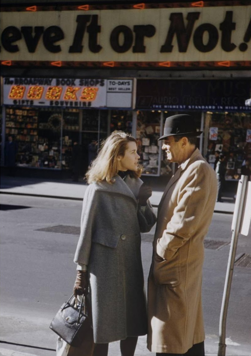 twixnmix: Jane Fonda and Henry Fonda photographed by Leonard McCombe in New York City, 1960. 