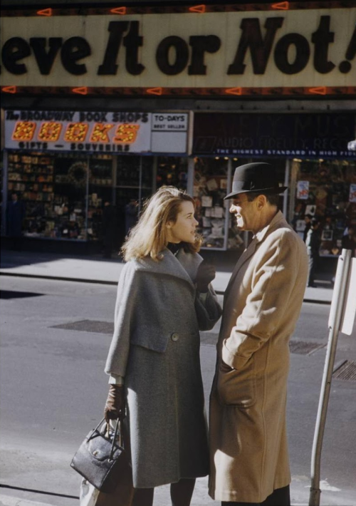 twixnmix: Jane Fonda and Henry Fonda photographed by Leonard McCombe in New York City, 1960.