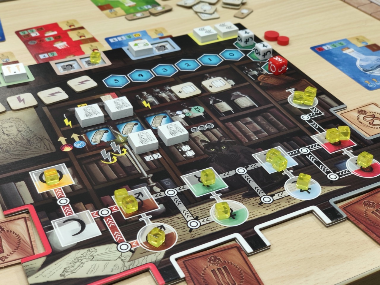 Boardgame Memo トリスメギストス 評価 6 10 錬金術がテーマの要素モリモリ重量級ゲーム