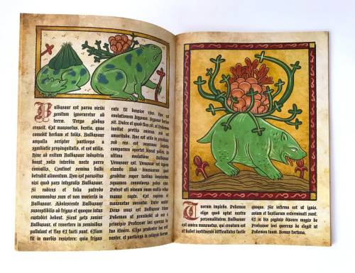 retrogamingblog2: Artist DobieDraws created a Pokemon manual illustrated in medieval art style