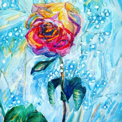 #rose #art #watercolor #micheldemiurg #ukraine