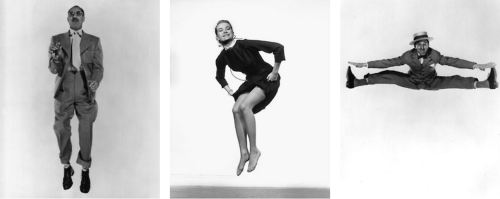 the-caaah:bogarted:Portraits from Philippe Halsman’s Jump series&ldquo;Starting in the early 1950s I