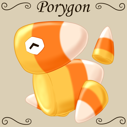 Delicious Dex: #137 Candy Corn PorygonIdea by tothemax04If you had any idea for future pokemons and 