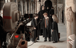 rupertgrnt:  Harry Potter behind the scenes 